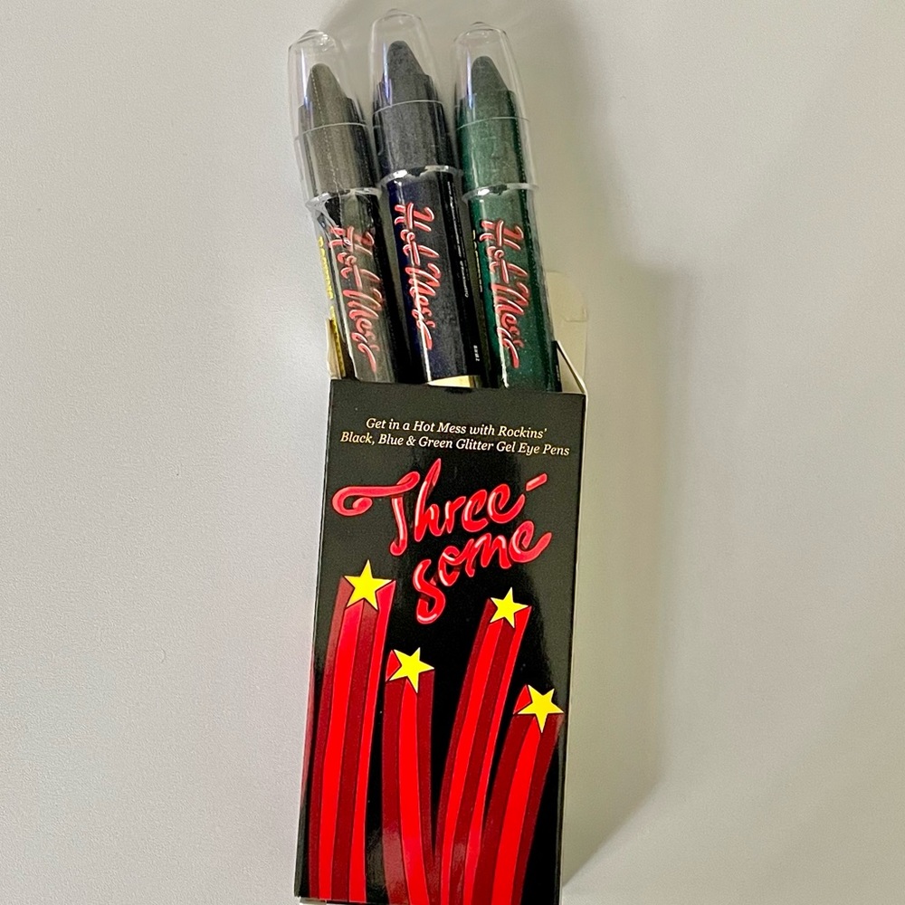 Rockins Cosmetics Hot Mess Threesome Glitter Gel Pens